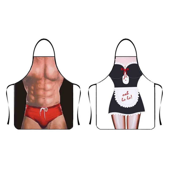 Funny Novelty 3D Print Cooking Apron