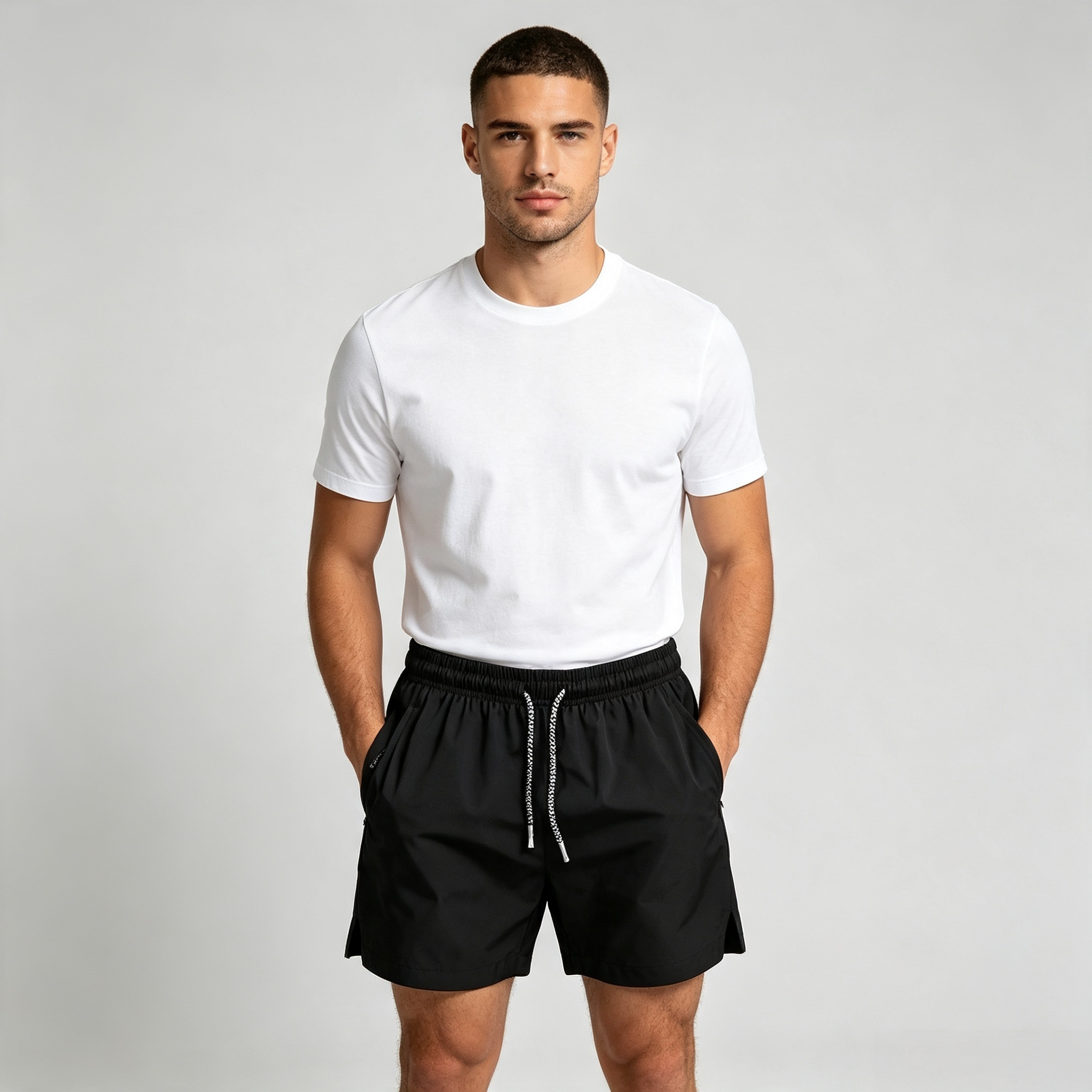 Men's Casual Drawstring Shorts