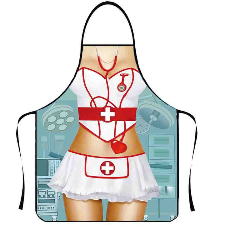 Funny Novelty 3D Print Cooking Apron