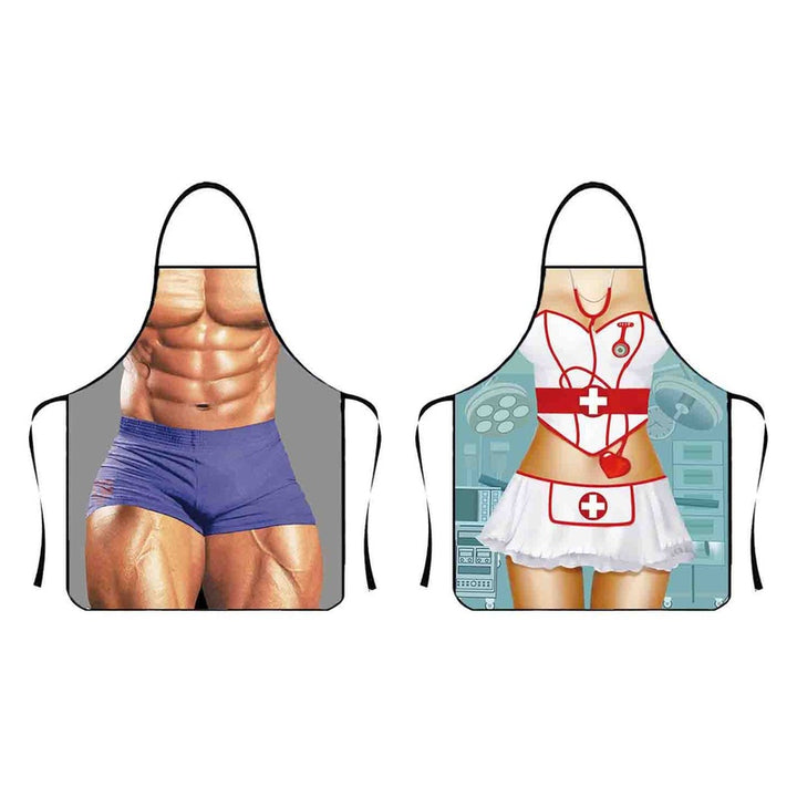 Funny Novelty 3D Print Cooking Apron