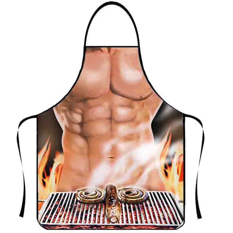Funny Novelty 3D Print Cooking Apron