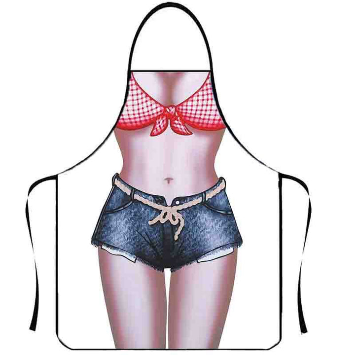 Funny Novelty 3D Print Cooking Apron