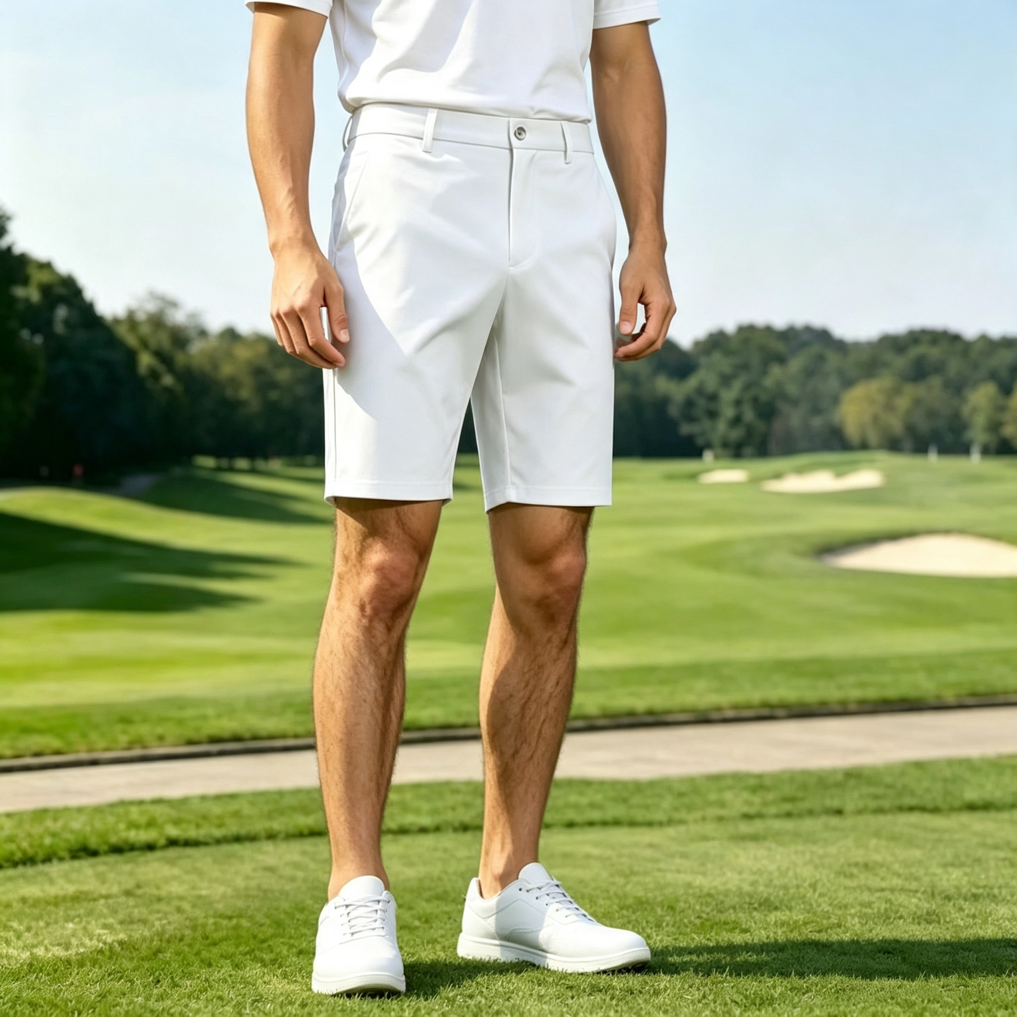 Men's Performance Golf Shorts – Quick-Dry Stretch Casual Athletic Shorts