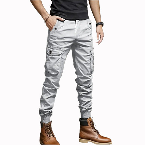 Men Multi‑Pocket Jogger Cargo Pants