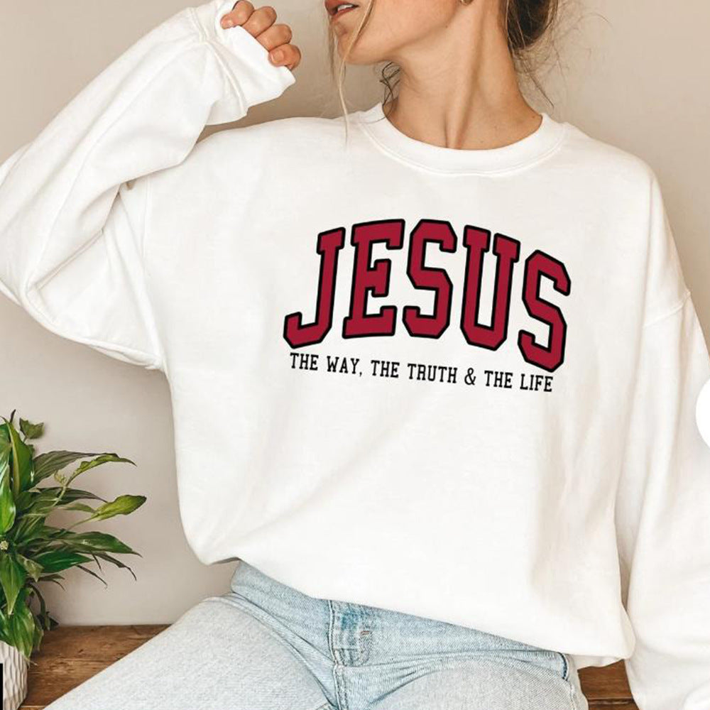 Unisex Jesus Faith Statement Crewneck Sweatshirt