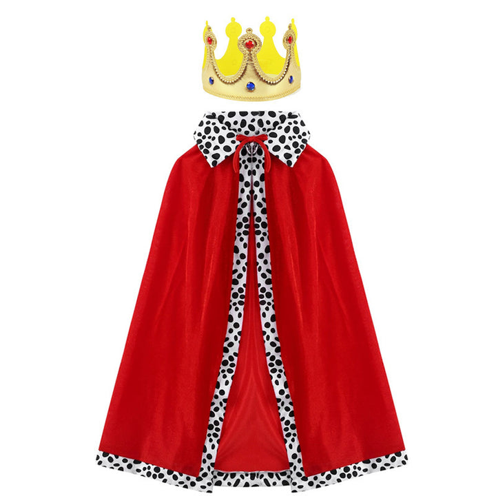 Adult King Cape Halloween Royal Costume Cloak