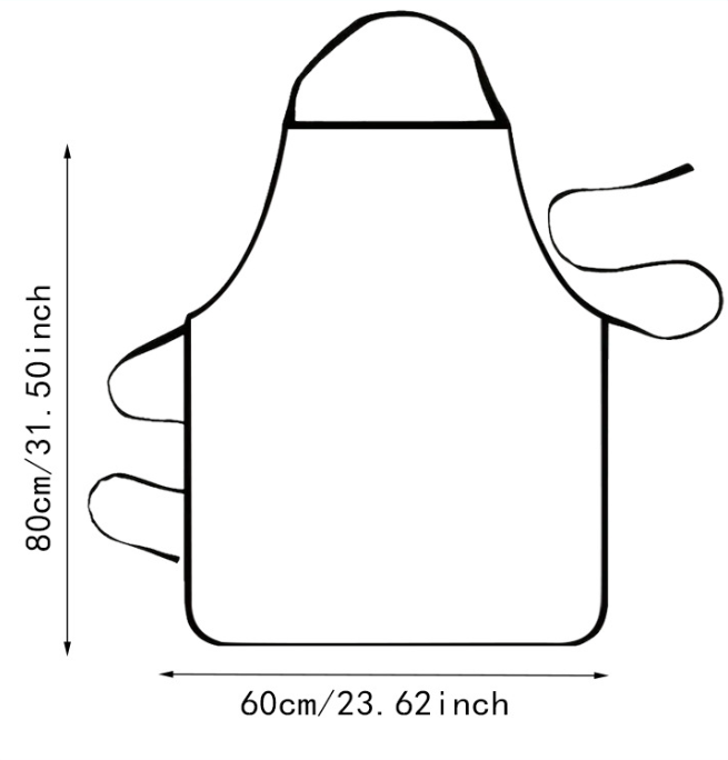 Funny Novelty 3D Print Cooking Apron