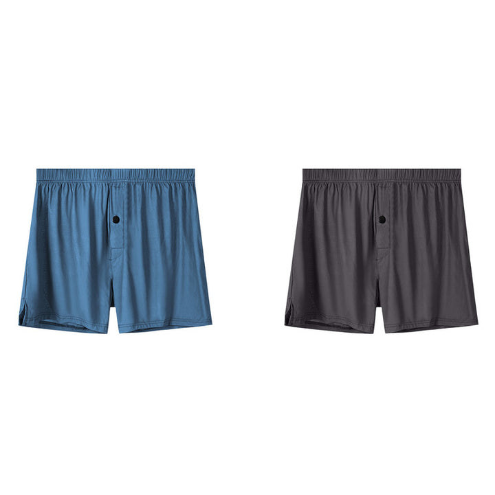Men Ice Silk Aloha Boxer Shorts