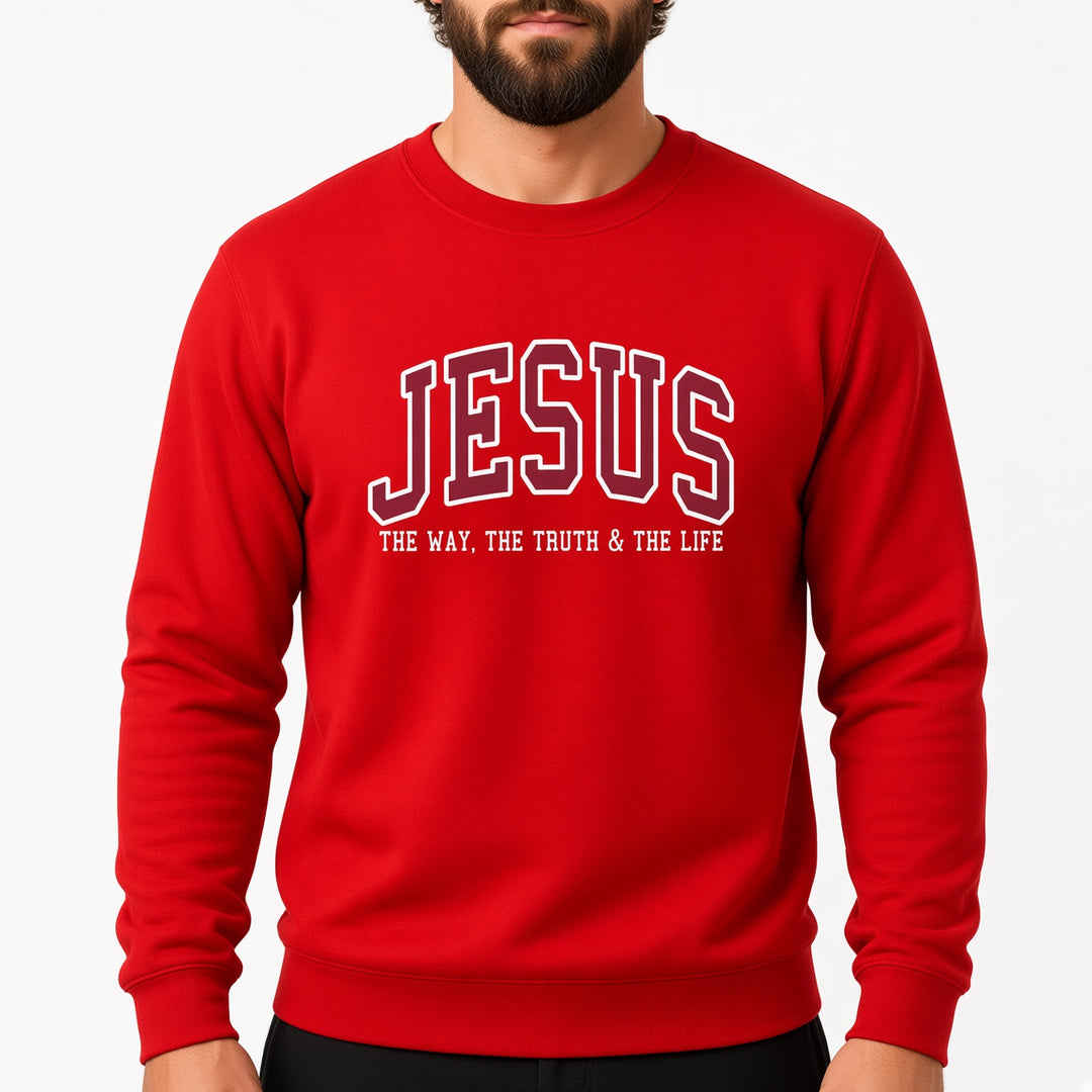 Unisex Jesus Faith Statement Crewneck Sweatshirt