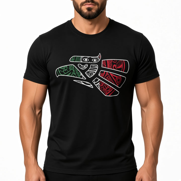 Men Ethnic Graphic Print Short Sleeve T‑Shirt