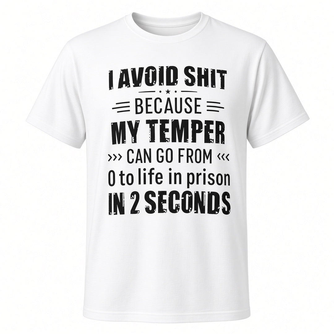 Funny Temper Quote Men&