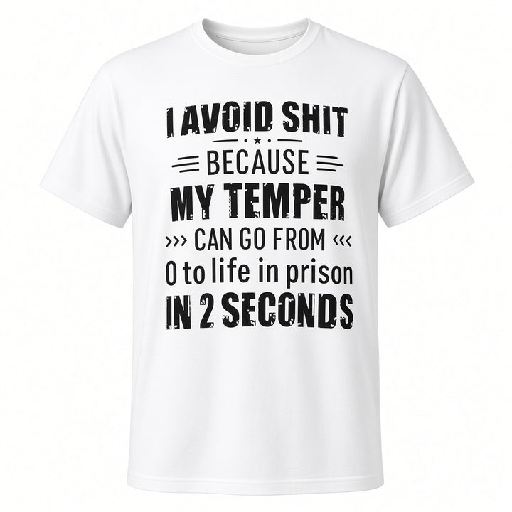 Funny Temper Quote Men&
