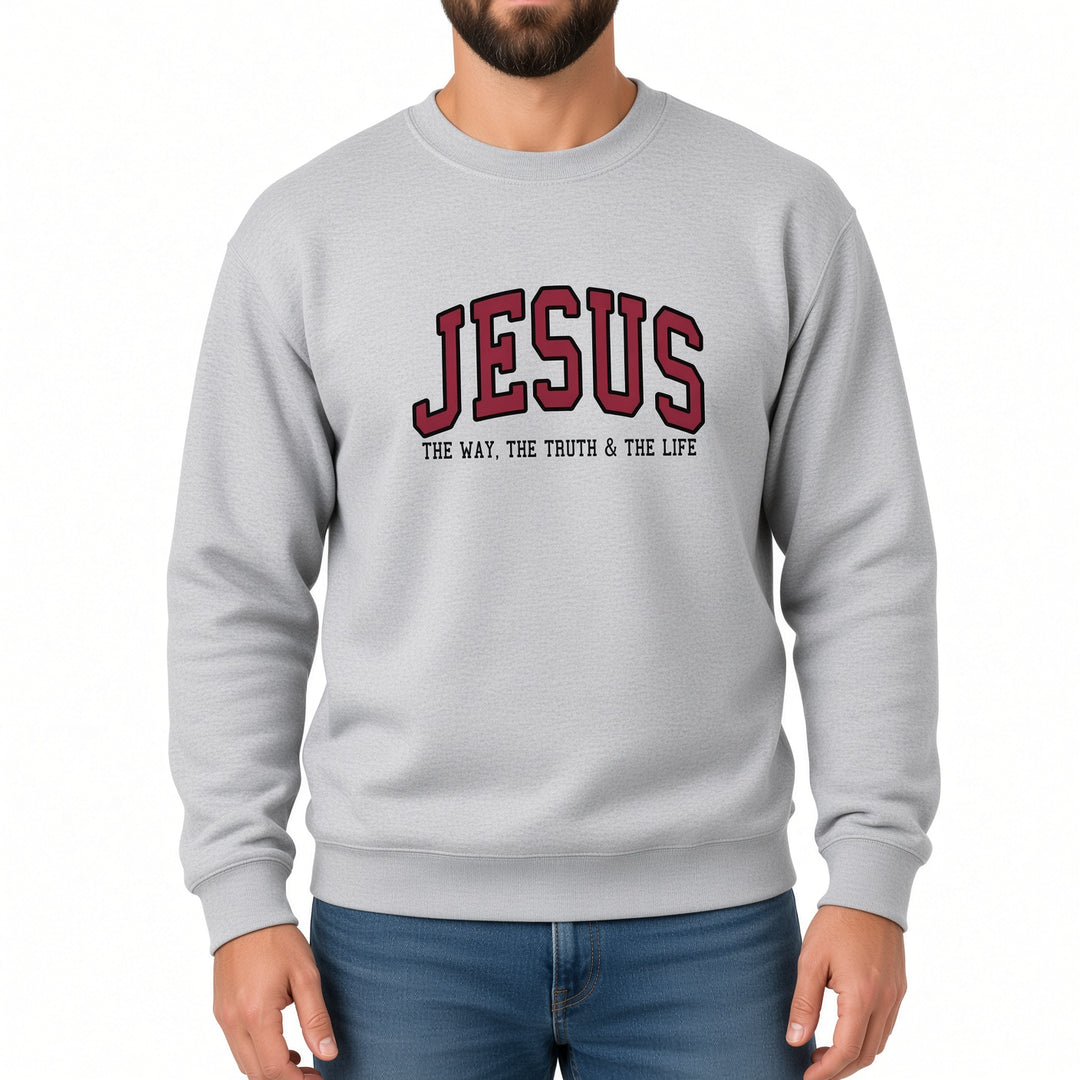 Unisex Jesus Faith Statement Crewneck Sweatshirt