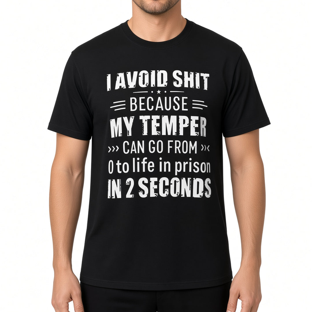 Funny Temper Quote Men&