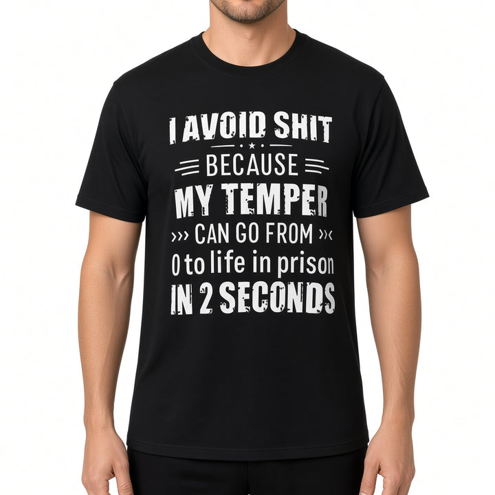 Funny Temper Quote Men&