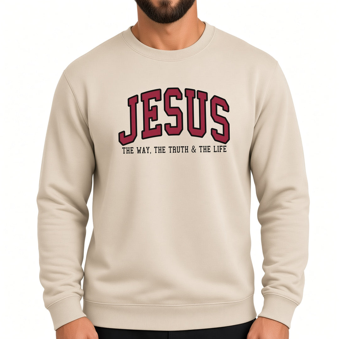 Unisex Jesus Faith Statement Crewneck Sweatshirt