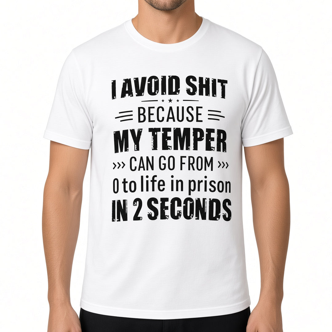 Funny Temper Quote Men&
