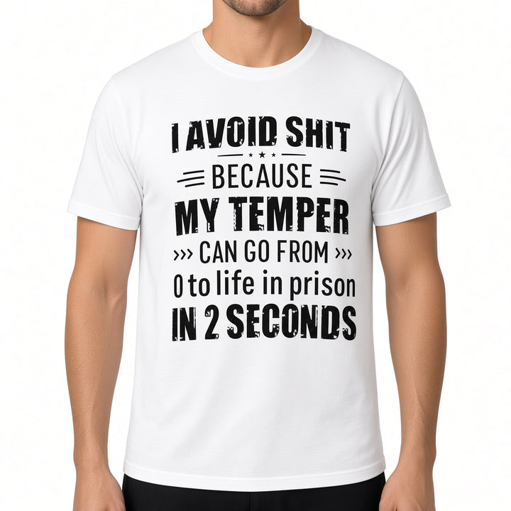 Funny Temper Quote Men&