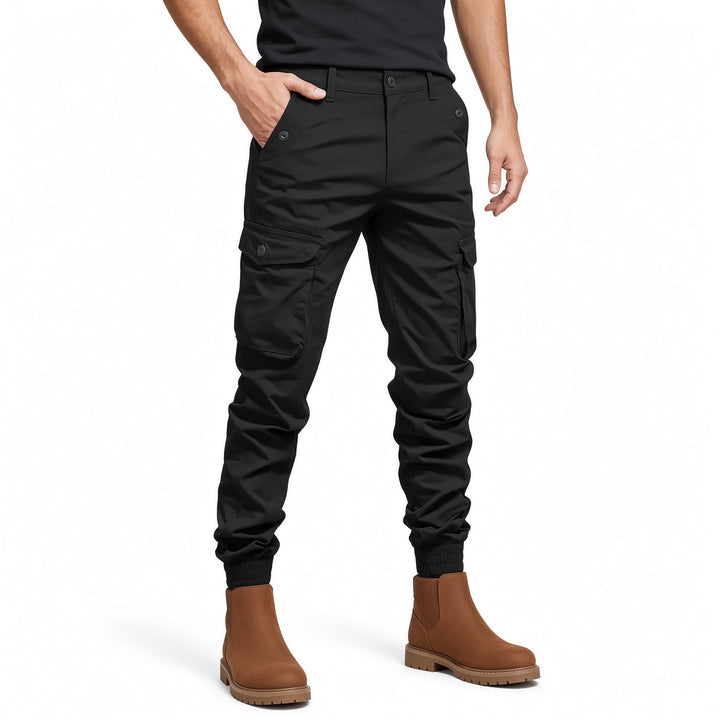 Men Multi‑Pocket Jogger Cargo Pants