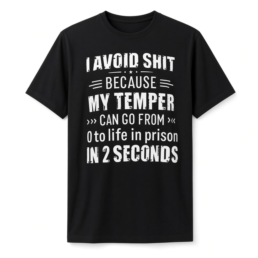 Funny Temper Quote Men&