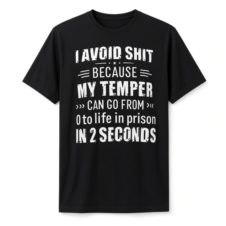 Funny Temper Quote Men&